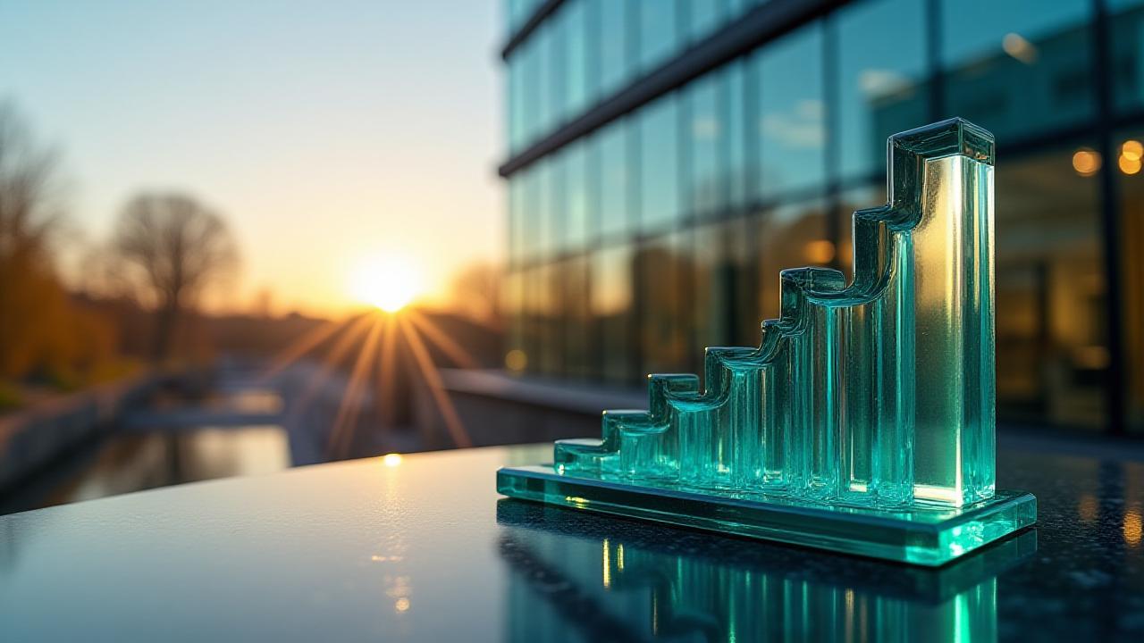 A visual representation of balanced financial growth and family protection in Dublin's financial district